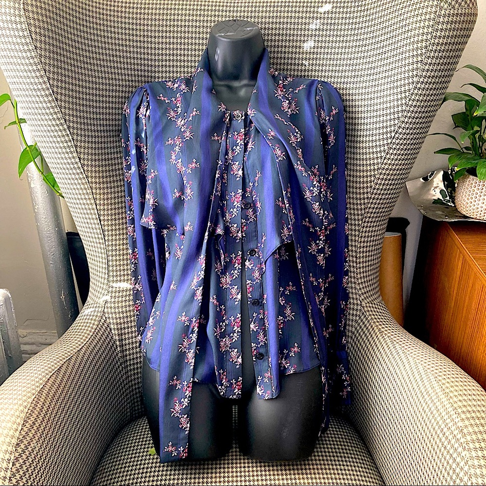 rodebjer pussy bow blouse